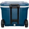 Coleman 50QT Xtreme borsa termica con ruote, blu, plastica, poliuretano (PU), nero, 47 l, 113 kg