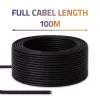Cavo patch UTP QOLTEC CAT6 100 m nero