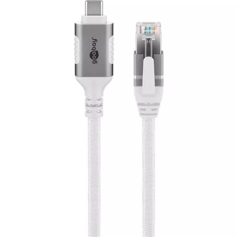 Goobay 74177 - Adattatore di rete cavo USB 3.1 Type-C Gigabit Ethernet 3 m - Scheda di rete - 1.000 Mbps (74177)