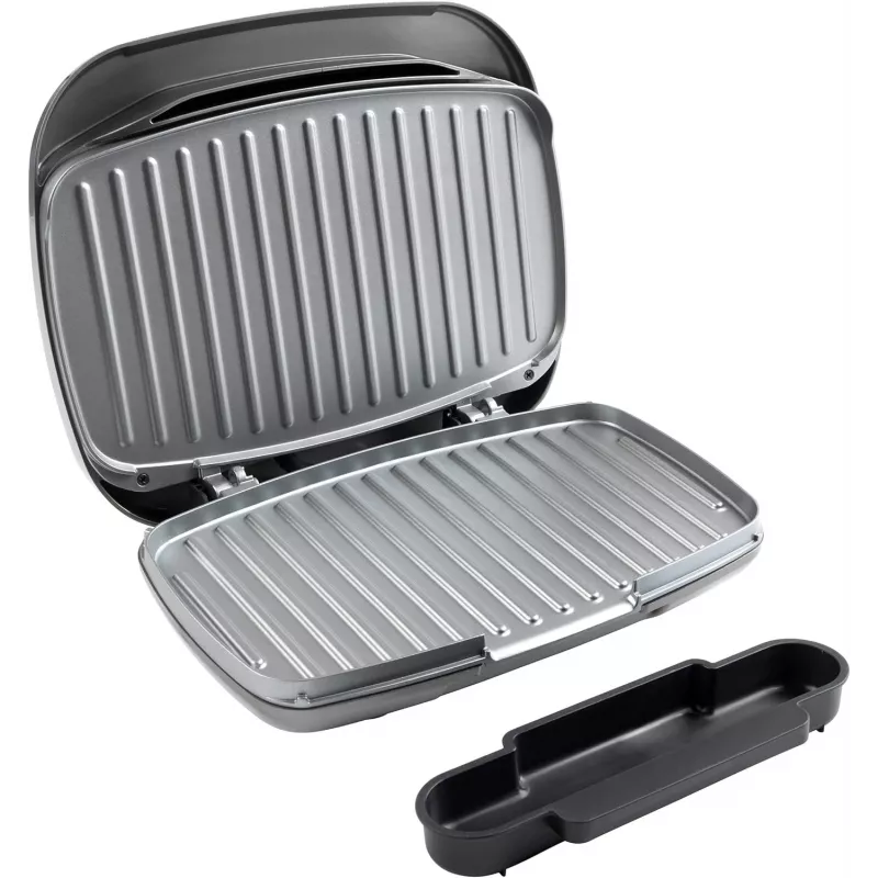 Grill elettrico compatto Petra PT4366GRYDEKFDIR con rivestimento antiaderente