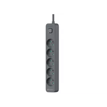Ciabatta TRACER TRALIS47023 — cavo 1,8 m, 5 prese