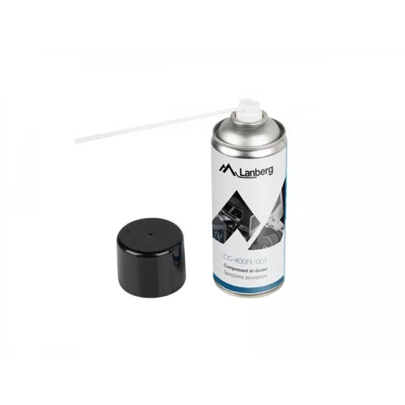 Lanberg CG-400FL-001 aria compressa per la pulizia, 400 ml