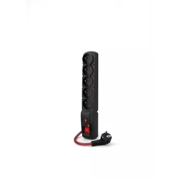 ACAR F5 POWER nero 5 uscite AC 230 V 10 m