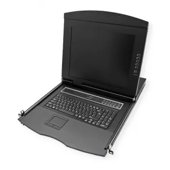 Console rack VALUE 26.99.0160 1U, 17 pollici (43,2 cm) LCD 1280x1024, tastiera/mouse USB, nero