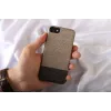 Man&Wood Lattis cover per iPhone 7/8, nera