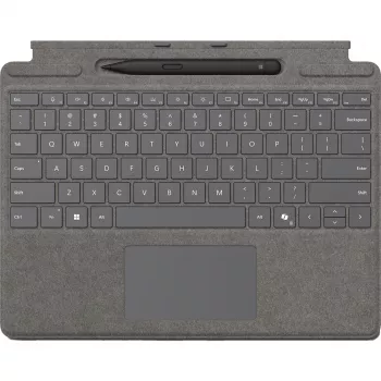 Microsoft Surface Pro Keyboard - tastiera - con touchpad, accelerometro, alloggiamento e ricarica Surface Slim Pen 2 - QWERTZ - tedesco/austriaco
