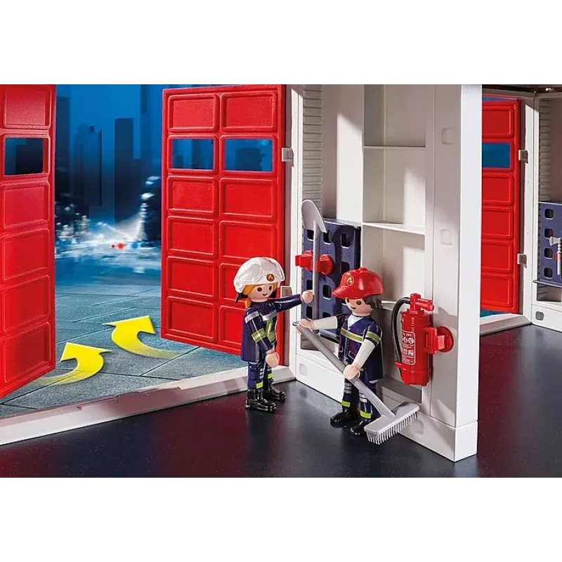 Set di personaggi Grande caserma dei pompieri 9462