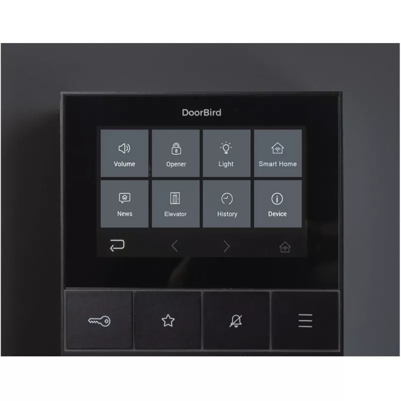 Videocitofono IP DoorBird A1101 Black Edition — postazione di accesso per controllo videocitofonico IP (modello A1101)