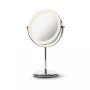 Specchio da trucco freestanding Medisana CM 844 controllo touch LED, ingrandimento 7×, batteria ricaricabile integrata 1000 mAh, luce tricolore dimmerabile