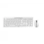 Tastiera CHERRY Stream Desktop Recharge mouse inclusi universale RF wireless QWERTZ tedesco grigio