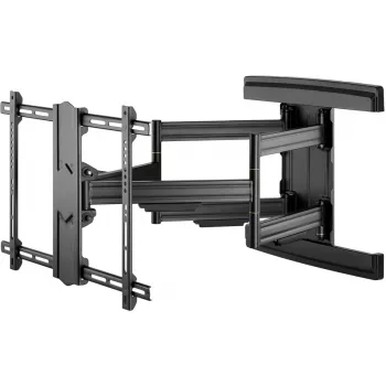 Goobay Pro supporto da parete per TV Pro FULLMOTION (L) wide Range, nero – per televisori da 94,00 cm (37 inch) a 177,80 cm (70 inch) (94–178 cm), Full-Motion (orientabile e inclinabile) fino a 70 kg (499