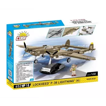 Mattoncini Cobi Lockheed P-38H Lightning set 5763 — modellino in scala, modello aereo da collezione