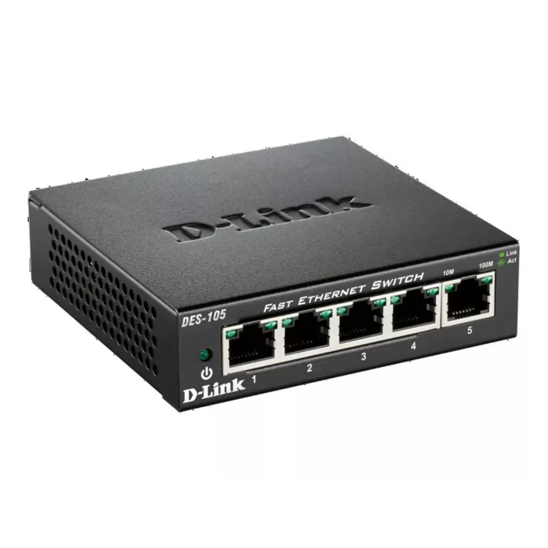 D-Link DES-105 unmanaged L2 nero