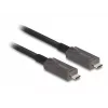 Cavo attivo ottico DeLOCK USB-C video + dati + PD 10 m nero
