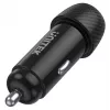 Caricabatterie da auto Unitek P1400A con USB-C e USB-A, 38W, Quick Charge 3.0, ingresso 12–24V, nero