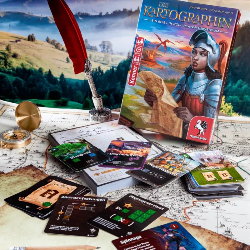 Pegasus Spiele Die Kartographin gioco da tavolo