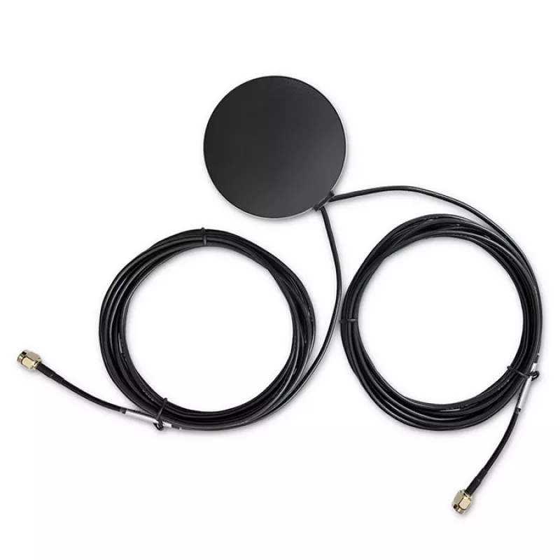 Antenna GPS+4G, Glonass, 28 dBi, 50 W, 2 x connettore SMA, antenna esterna