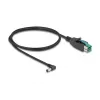 Cavo PoweredUSB DeLOCK maschio 12 V a DC 5,5 x 2,1 mm maschio angolare 1 m