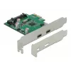 DeLOCK scheda PCI Express x1 su 2 x connettore femmina USB Type-C™