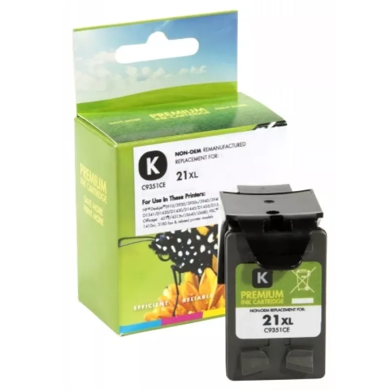 Static Control compatibile Hewlett-Packard 21XL (C9351CE) nero, 475 pagine