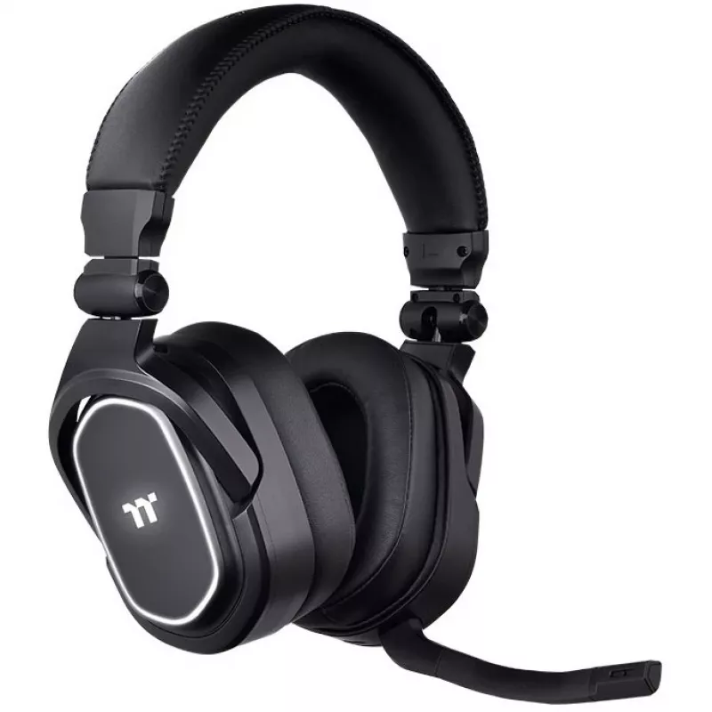 Thermaltake ARGENT H5 RGB, wireless, gaming, 20 - 40000 Hz, 412 g, cuffie, nero
