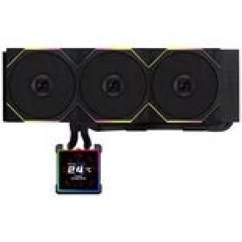Dissipatore a liquido AiO lian li HydroShift II LCD-S 360mm con RGB e display LCD