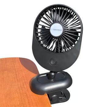 Ventilatore Esperanza EHF103K, ventilatore USB compatto, NERO