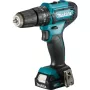Makita - Avvitatore a impulsi - a batteria - 2 velocità - chiave mandrino 10 mm - 30 N·m - 2 batterie - 12 V (HP333DSAX1)