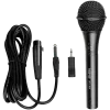 Microfono SVEN MK-100 (con cavo, dinamico, metallo, cavo 4,0 m, jack 6,3/3,5 mm, cardioide, nero)