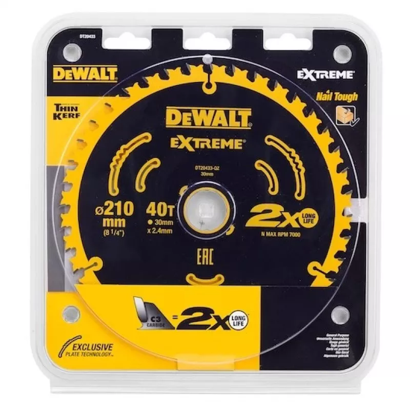 Lama per sega circolare DeWALT DT20433-QZ 1 pezzo
