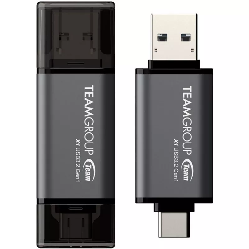Chiavetta USB Team Group X1 64 GB USB 3.0 dual drive – unità flash USB – 64 GB (TX1364GC01)