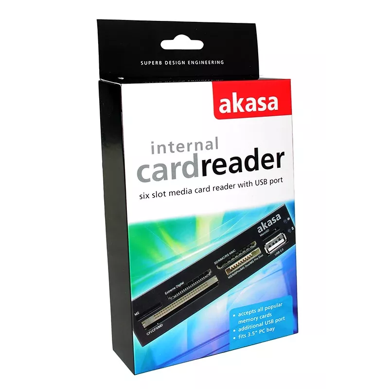 Lettore di schede Akasa AK-ICR-07 USB 2.0 interno