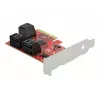 Scheda SATA PCI Express x4 DeLOCK 6 porte formato Low Profile