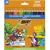 BIC pastelli Kids Smooth set 24 colori
