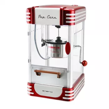 Macchina per popcorn Emerio POM-120650 360W rossa argento 50g