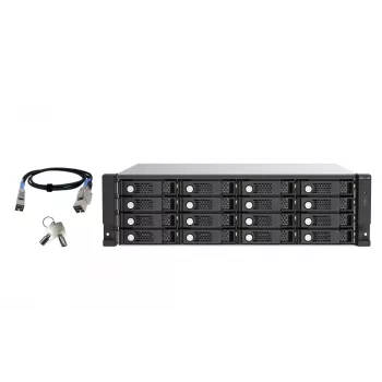Case HDD QNAP TL-R1620Sep-RP Nero, Grigio 2,5/3,5
