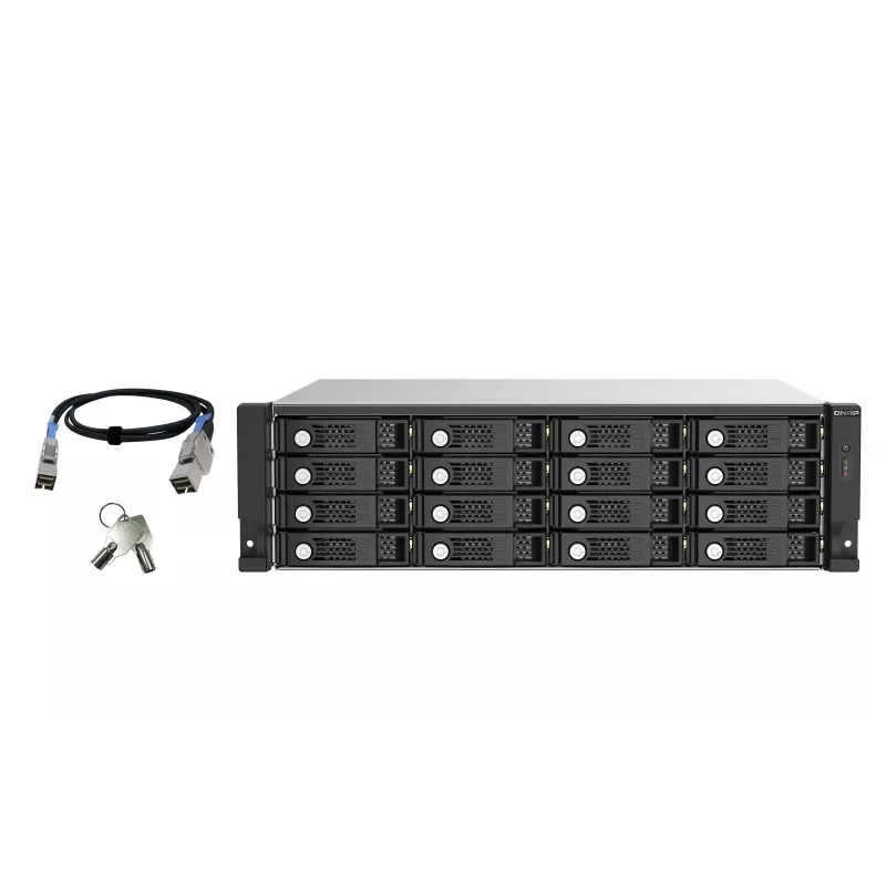 Case HDD QNAP TL-R1620Sep-RP Nero, Grigio 2,5/3,5