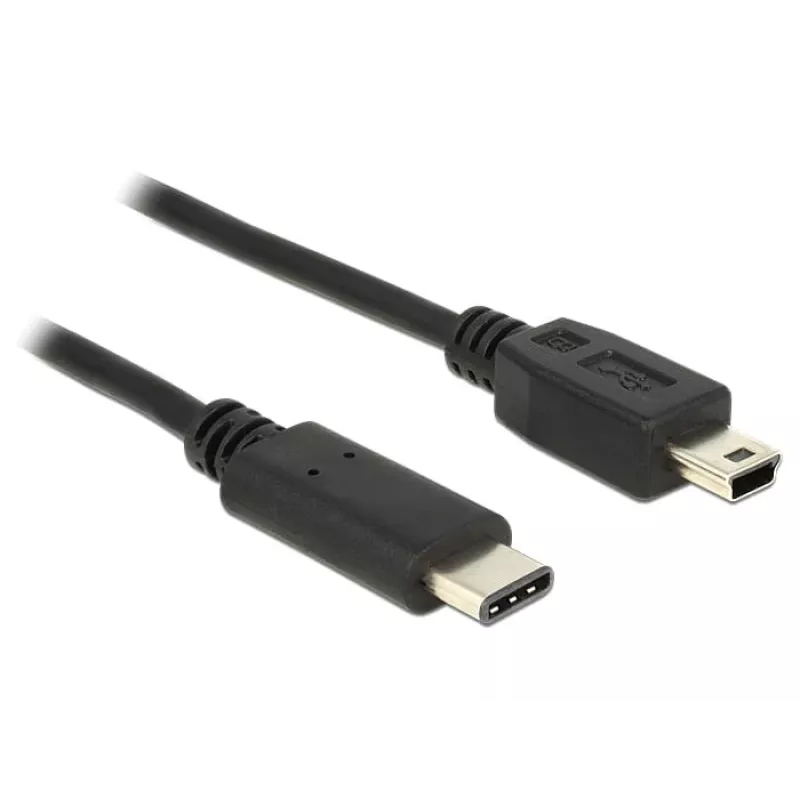 Cavo USB DeLOCK 0,5 m USB2.0-C Mini-B 83335