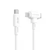 HYPER HyperJuice cavo USB USB 2.0 1,5 m USB-C USB-C/Lightning bianco