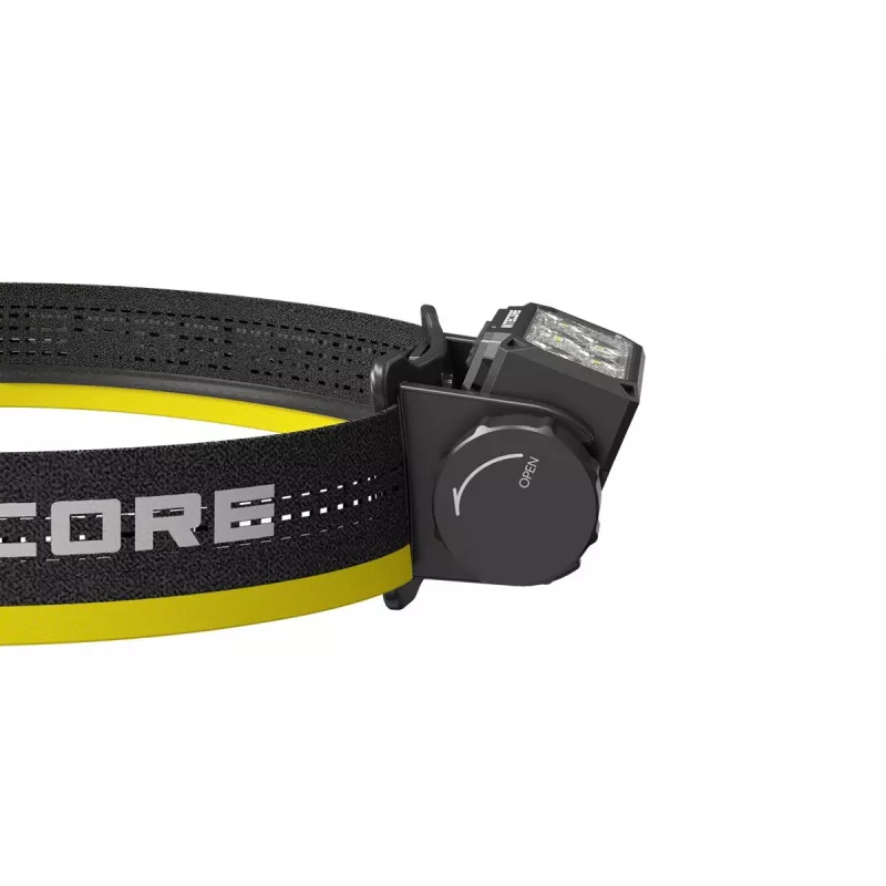 Nitecore HC70 UHE torcia frontale, 1600 lm, 6 LED, IP68, ricaricabile via USB, alluminio, 172 g, nera