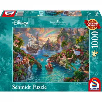 Puzzle Schmidt Spiele Disney Peter Pan 1000 pz Cartoni animati