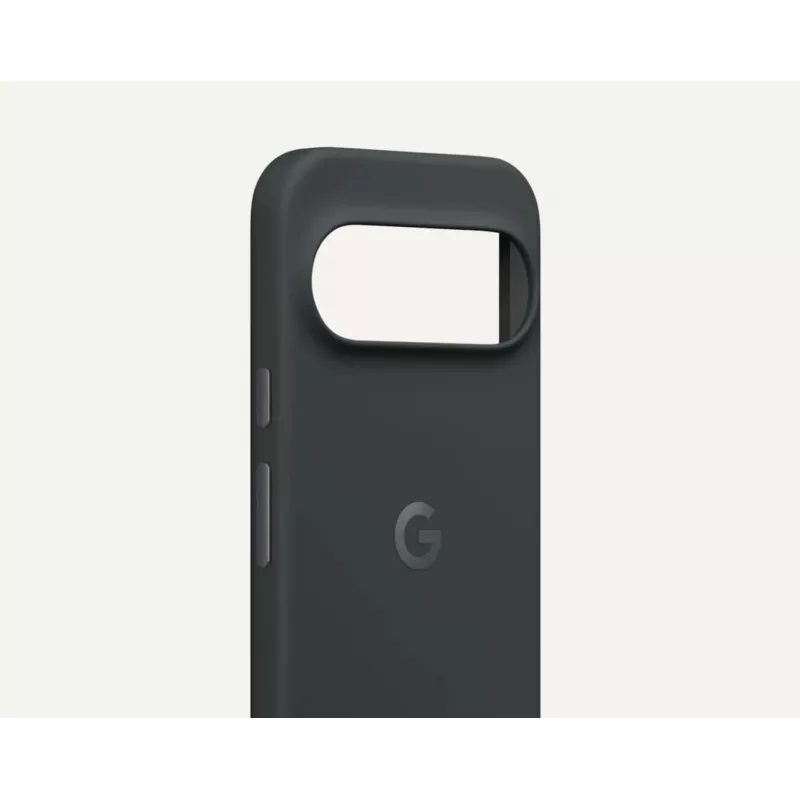 Custodia per cellulare Google Pixelsnap per Pixel 10 / Pixel 10 Pro, 6,3 pollici (16 cm), silicone/microfibra/PC, nero