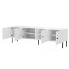 Mobile RTV 4D PALAZZO BIS 201x40x60 bianco opaco