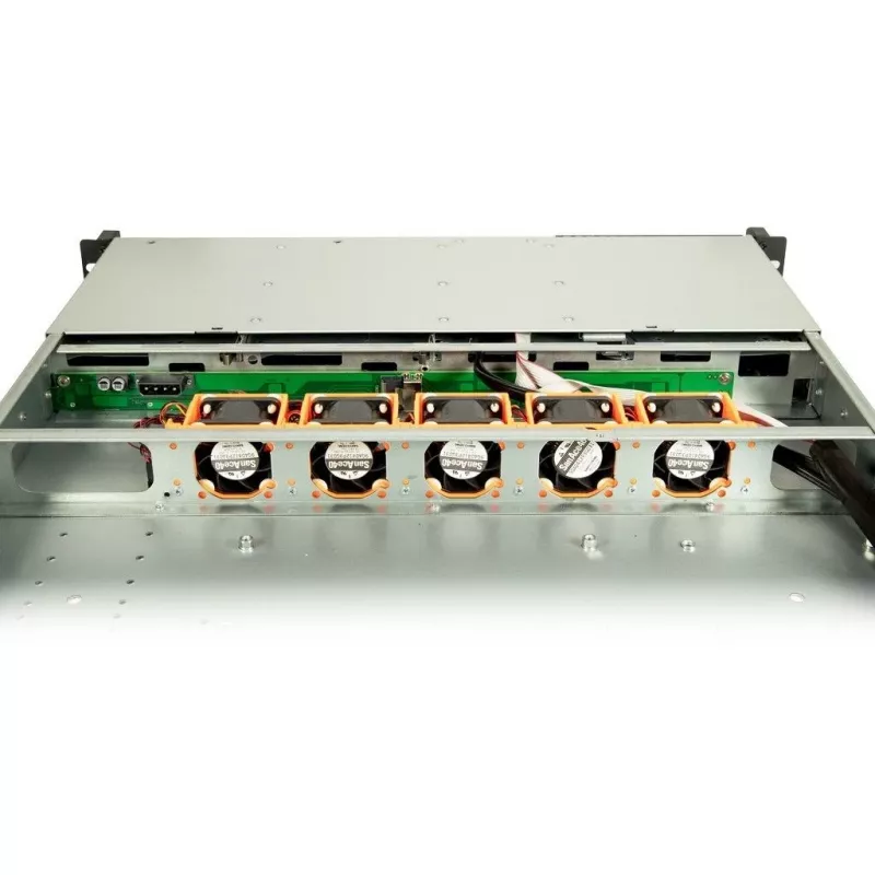 Inter-Tech IPC 1U-1404 Rack nero, acciaio inox