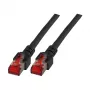 EFB-Elektronik cavo patch RJ45 Cat.6 S/FTP LSZH nero 50 m