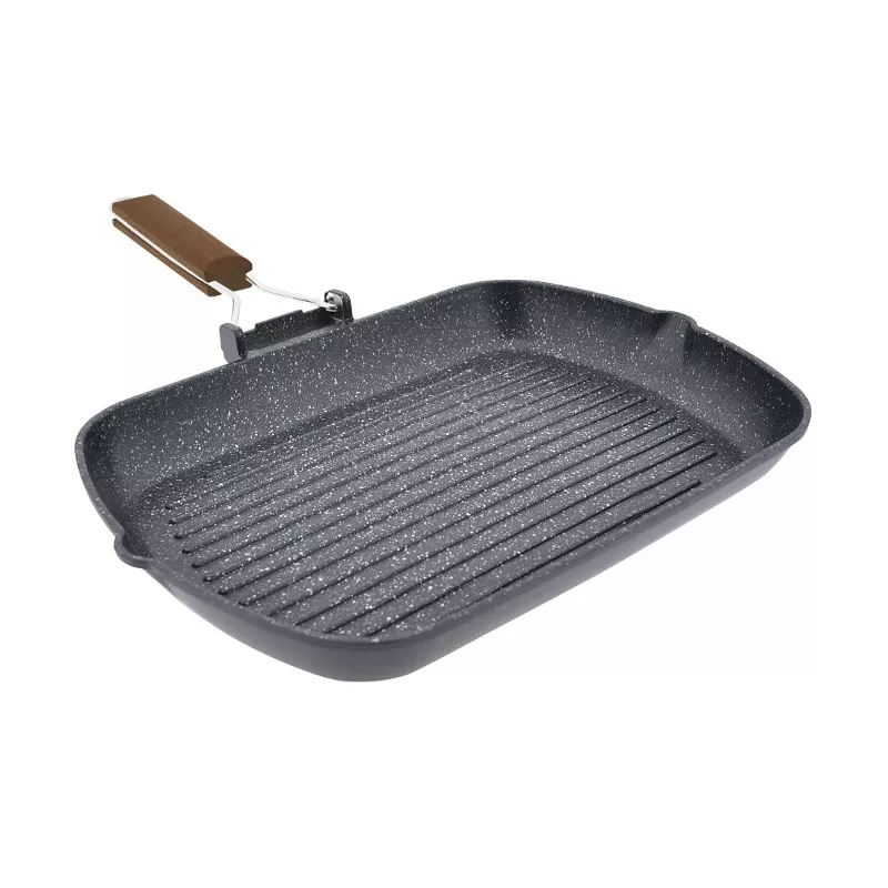 Padella grill JATA GP35 Kilimanjaro rettangolare