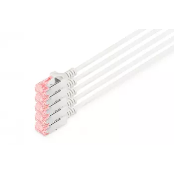 Cavo di rete Digitus CAT 6 U/FTP patch cord sottile RJ-45 Cat6 10 m grigio
