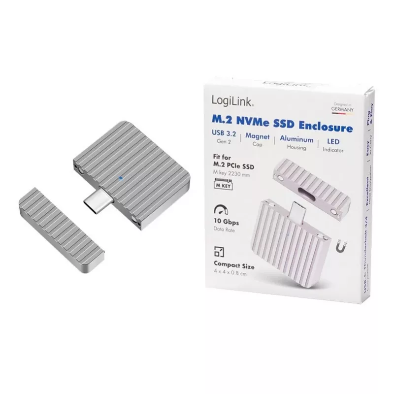 Case per SSD USB3.2 Gen2x1 USB-C NVM molto piccolo