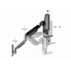 Gembird Supporto a parete regolabile per 2 display 17''-32'' fino a 8 kg MA-WA2-02