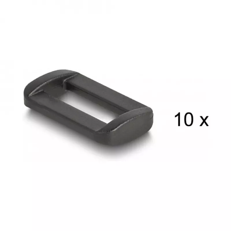 Nastro a velcro DeLOCK 3 m x 20 mm nero nylon